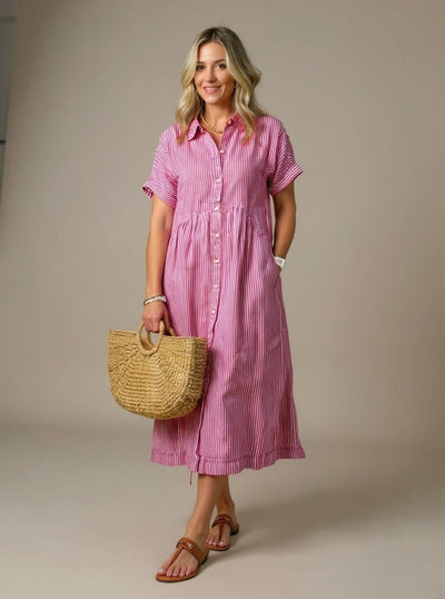 Cassie™ | Fashionable Striped Dress