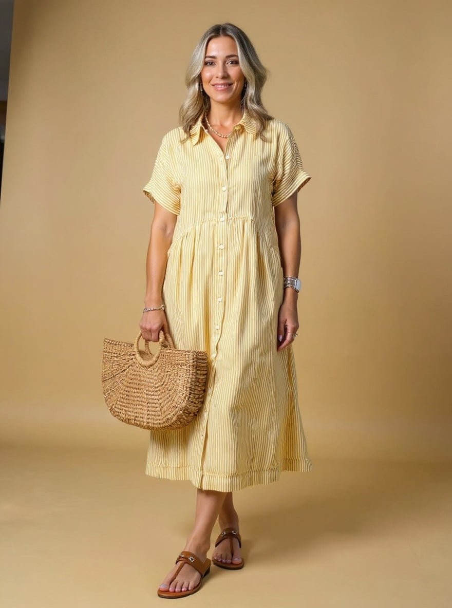 Cassie™ | Fashionable Striped Dress