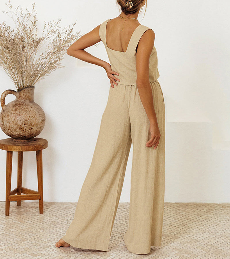 Alicia™ - Minimalist Top and Pants Set