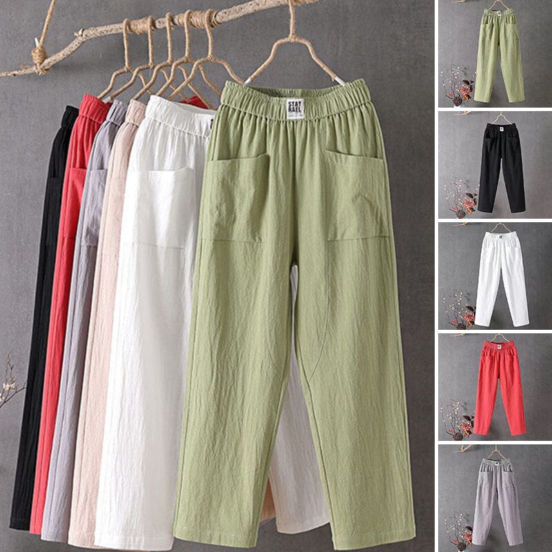 Olivia™ | Linen blend Trousers