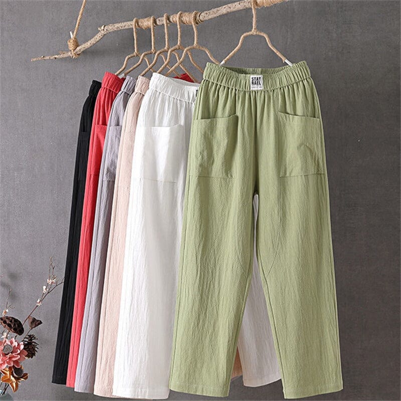 Olivia™ | Linen blend Trousers