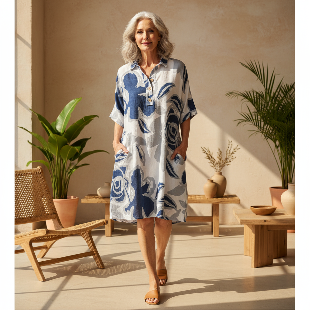 Bianca™ | Floral Shirt Dress