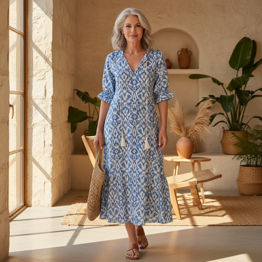 Michaela™ | Boho Tummy Coverage Dress