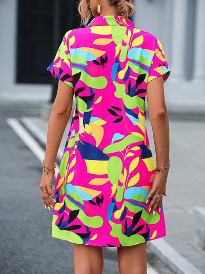 Tiana™ | Printed Button Down Dress