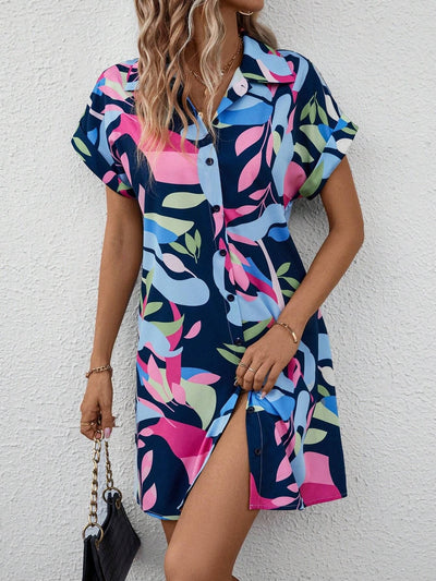 Tiana™ | Printed Button Down Dress