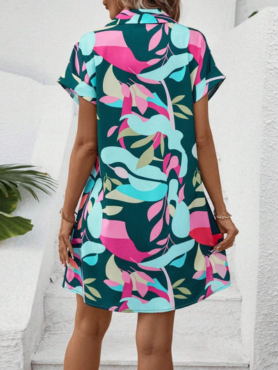 Tiana™ | Printed Button Down Dress