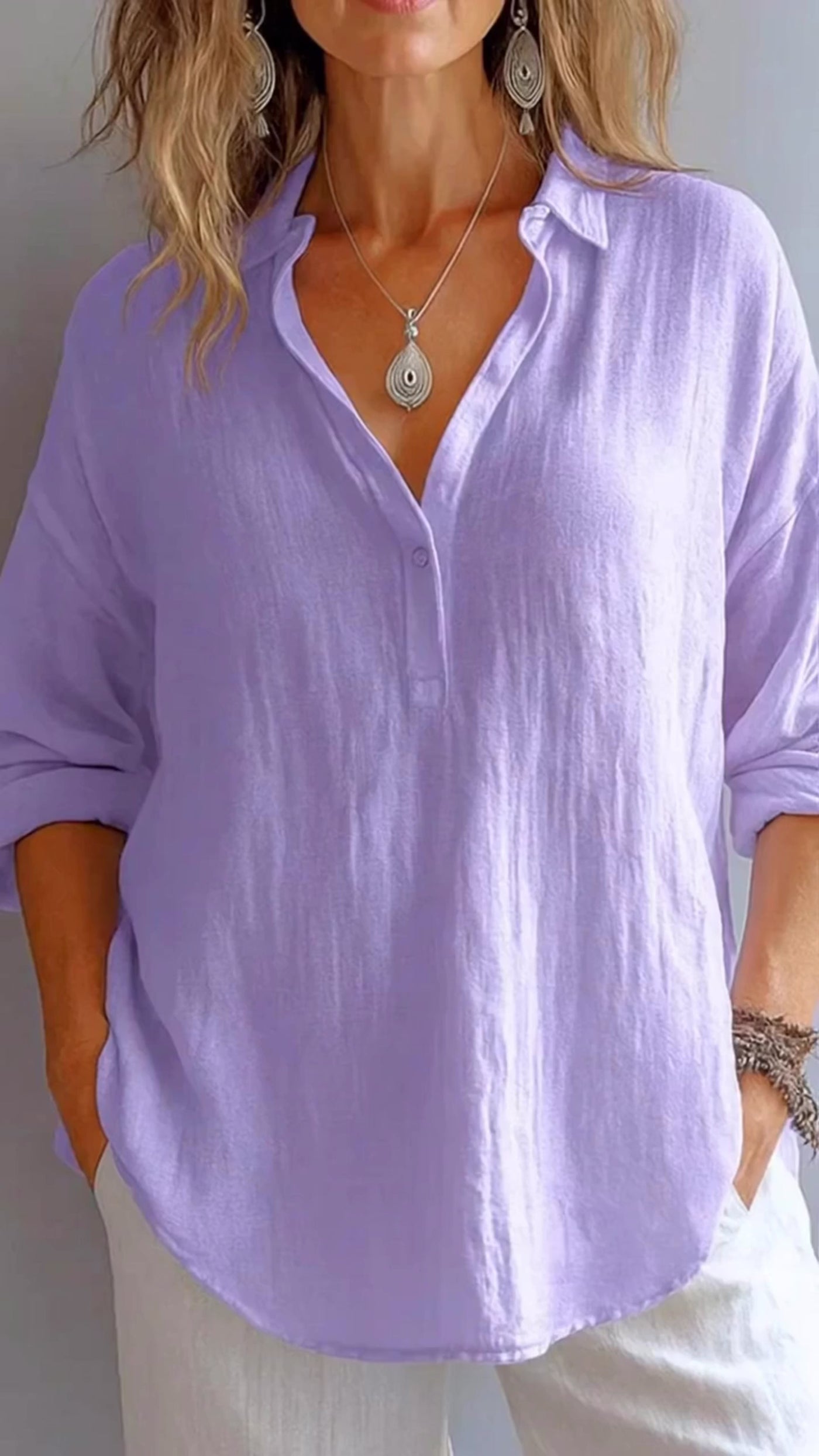 Amara™  | Elegant Flow Blouse