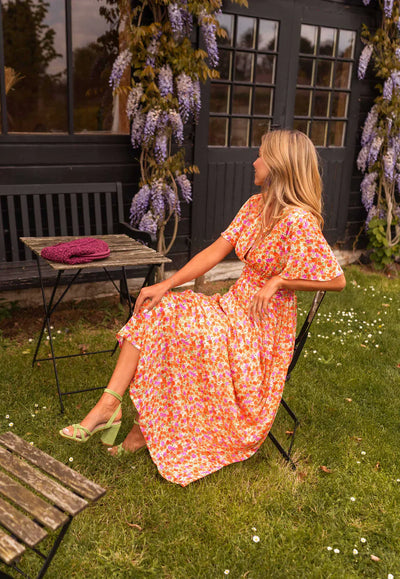 Marlene™ - Elegant Floral Dress