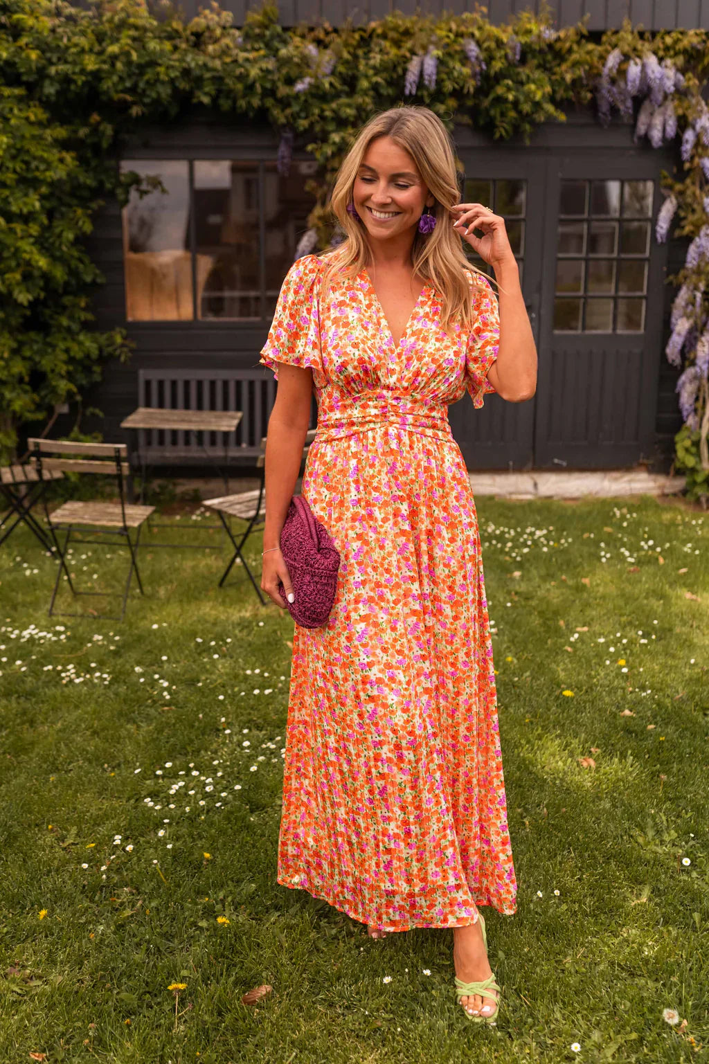 Marlene™ - Elegant Floral Dress