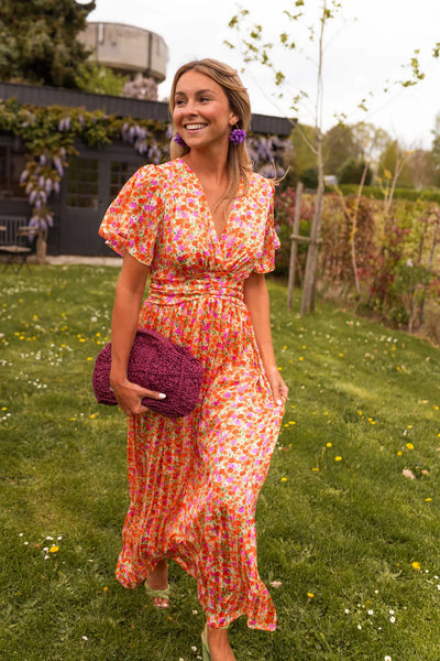 Marlene™ - Elegant Floral Dress