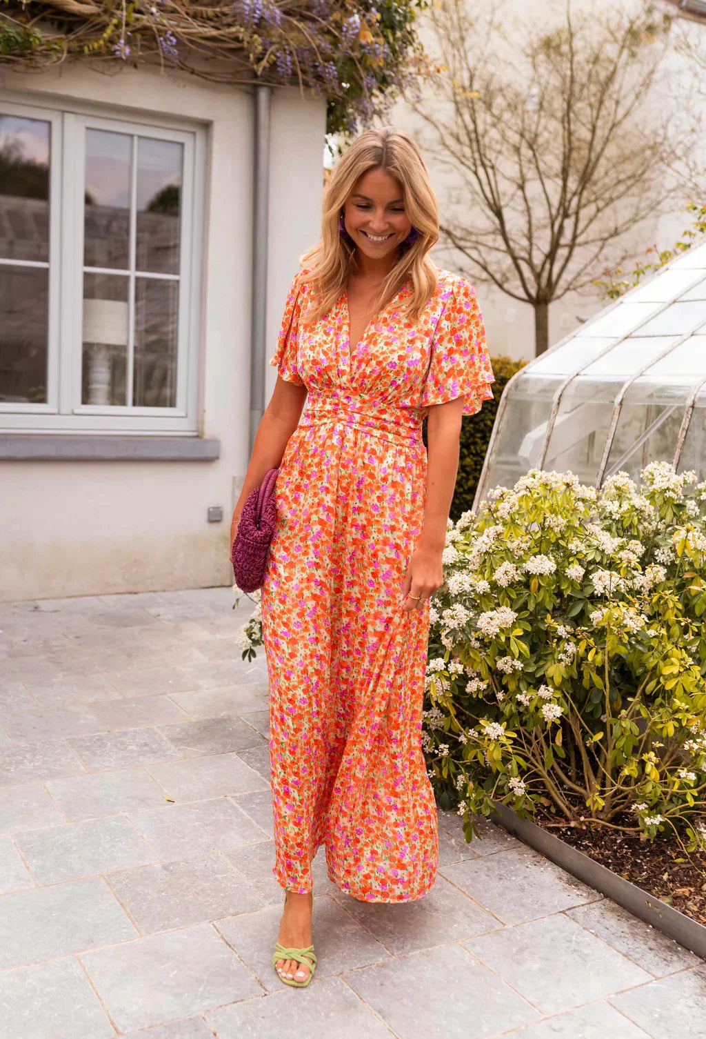 Marlene™ - Elegant Floral Dress