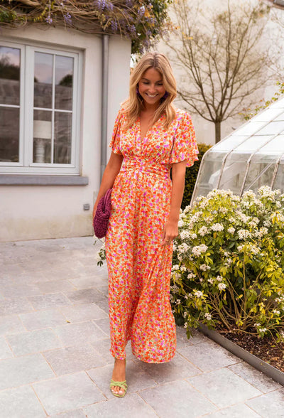 Marlene™ - Elegant Floral Dress