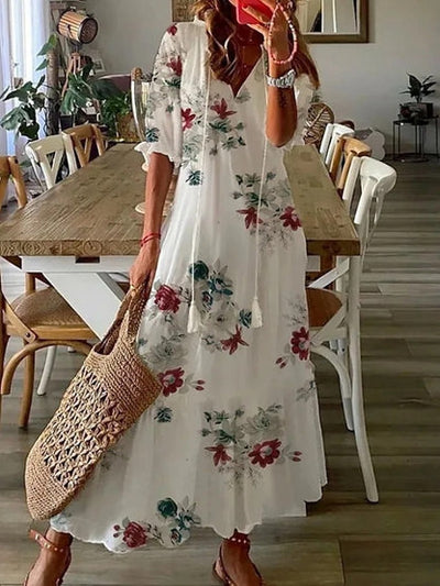 Michaela™ | Boho Tummy Coverage Dress